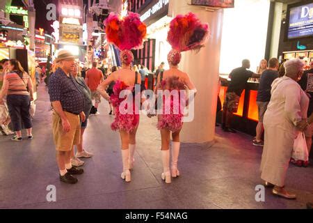 showgirls buskers downtown vegas fremont.